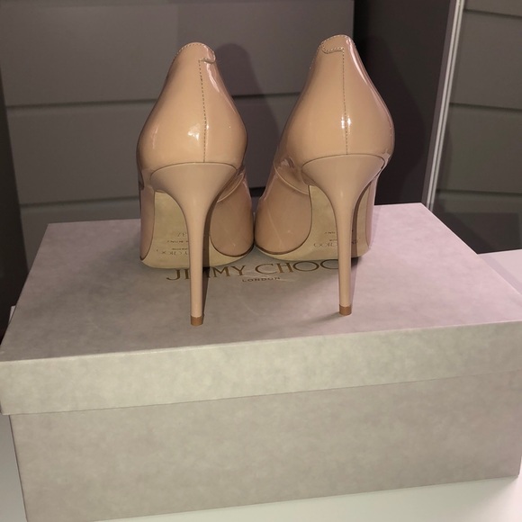 Jimmy Choo Powder Pink Patent Abel pumps - Picture 2 of 5